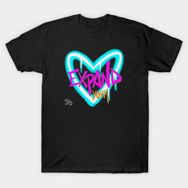 Expand Your Heart T-Shirt by JPOart